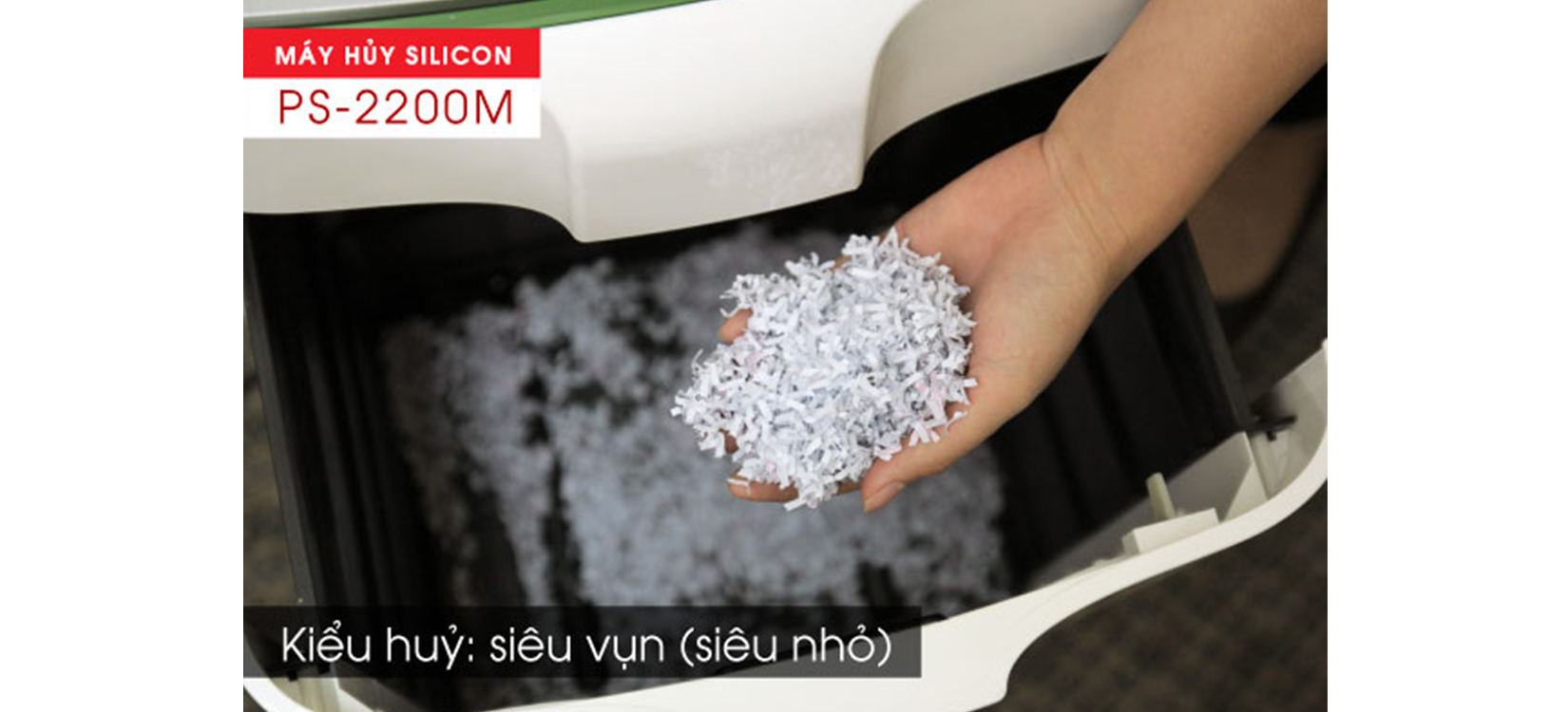 Máy hủy tài liệu Silicon PS 2200M_4